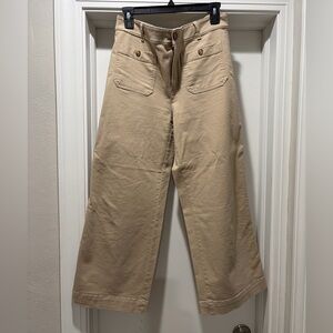 LOFT Palmer Wide Leg Chinos